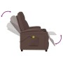 Sillón de masaje cuero sintético marrón by , Electric massage chairs - Ref: Foro24-321313, Price: 216,44 €, Discount: %