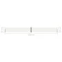 Toldo lateral retráctil crema 117x1200 cm de vidaXL, Sombrillas - Ref: Foro24-318055, Precio: 96,11 €, Descuento: %