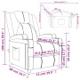 Sillón de masaje de cuero sintético negro by , Electric massage chairs - Ref: Foro24-321311, Price: 189,95 €, Discount: %