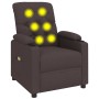 Sillón de masaje eléctrico tela marrón oscuro | Foro24.es | Tu tienda online para hogar, jardín y más Foro24.es