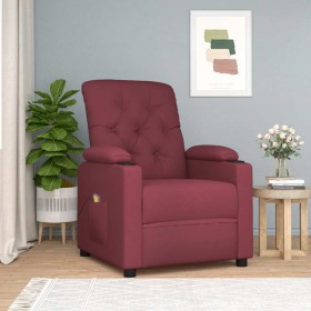 Sillón de masaje de tela rojo tinto by , Electric massage chairs - Ref: Foro24-339115, Price: 200,03 €, Discount: %