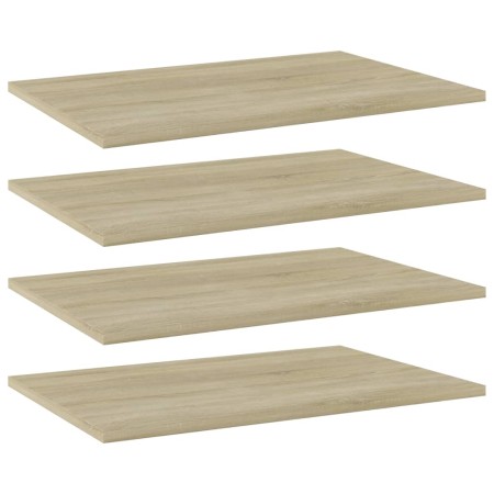 Estante estantería 4 uds contrachapada roble Sonoma 60x40x1,5cm von , Regale - Ref: Foro24-805256, Preis: 37,32 €, Rabatt: %