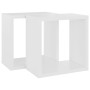 Estantes cubo de pared 2 unidades blanco 26x15x26 cm by , Shelves and shelves - Ref: Foro24-807025, Price: 24,91 €, Discount: %