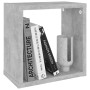 Estantes cubo de pared 4 unidades gris hormigón 26x15x26 cm von , Regale und Regale - Ref: Foro24-807038, Preis: 35,83 €, Rab...