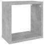 Estantes cubo de pared 4 unidades gris hormigón 26x15x26 cm von , Regale und Regale - Ref: Foro24-807038, Preis: 35,83 €, Rab...