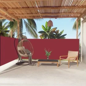 Retractable red side awning 140x600 cm by vidaXL, Umbrellas - Ref: Foro24-317993, Price: 87,01 €, Discount: %