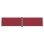 Retractable red side awning 140x600 cm by vidaXL, Umbrellas - Ref: Foro24-317993, Price: 87,01 €, Discount: %