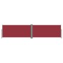 Toldo lateral retráctil rojo 140x600 cm de vidaXL, Sombrillas - Ref: Foro24-317993, Precio: 88,15 €, Descuento: %