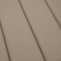 Cojín de tumbona de tela Oxford gris taupe 180x60x4 cm de , Cojines para sillas y sofás - Ref: Foro24-361860, Precio: 42,64 €