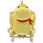 Dragón balancín de peluche con respaldo verde lima 60x32x53 cm de , Juguetes para mecerse y balancearse - Ref: Foro24-80225, ...