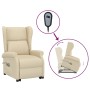 Sillón de masaje elevable tela color crema von , Elektrische Massagesessel - Ref: Foro24-289749, Preis: 358,40 €, Rabatt: %