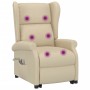 Sillón de masaje elevable tela color crema von , Elektrische Massagesessel - Ref: Foro24-289749, Preis: 358,40 €, Rabatt: %
