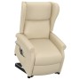 Sillón de masaje elevable tela color crema von , Elektrische Massagesessel - Ref: Foro24-289749, Preis: 358,40 €, Rabatt: %