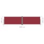 Toldo lateral retráctil rojo 140x600 cm de vidaXL, Sombrillas - Ref: Foro24-317993, Precio: 88,15 €, Descuento: %