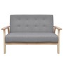 Juego de sofás de 3 piezas tela gris claro by , Sofas - Ref: Foro24-275179, Price: 753,38 €, Discount: %