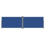 Retractable blue side awning 160x600 cm by vidaXL, Umbrellas - Ref: Foro24-317998, Price: 96,16 €, Discount: %