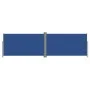 Toldo lateral retráctil azul 160x600 cm de vidaXL, Sombrillas - Ref: Foro24-317998, Precio: 94,89 €, Descuento: %