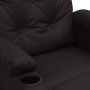 Sillón reclinable de cuero sintético negro de , Sillones - Ref: Foro24-339122, Precio: 211,27 €