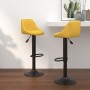 Taburetes de cocina 2 unidades terciopelo amarillo mostaza by , Kitchen stools - Ref: Foro24-335356, Price: 141,61 €, Discoun...