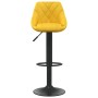 Taburetes de cocina 2 unidades terciopelo amarillo mostaza by , Kitchen stools - Ref: Foro24-335356, Price: 141,61 €, Discoun...