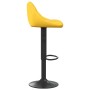 Taburetes de cocina 2 unidades terciopelo amarillo mostaza by , Kitchen stools - Ref: Foro24-335356, Price: 141,61 €, Discoun...