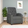 Sillón reclinable de tela gris oscuro by , Armchairs - Ref: Foro24-339103, Price: 208,33 €, Discount: %