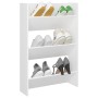 Zapatero de pared madera contrachapada blanco 60x18x90 cm by , Shoe racks and shoe organizers - Ref: Foro24-806759, Price: 53...