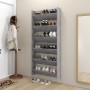 Zapateros de pared 2 uds contrachapada gris hormigón 80x18x90cm | Foro24.es | Tu tienda online para hogar, jardín y más Foro24.es