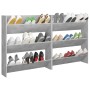 Zapateros de pared 2 uds contrachapada gris hormigón 80x18x90cm | Foro24.es | Tu tienda online para hogar, jardín y más Foro24.es