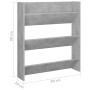 Zapateros de pared 2 uds contrachapada gris hormigón 80x18x90cm | Foro24.es | Tu tienda online para hogar, jardín y más Foro24.es