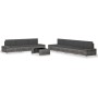 Juego de muebles de jardín 8 piezas ratán sintético gris by , Garden sets - Ref: Foro24-3054603, Price: 736,68 €, Discount: %