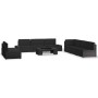 Juego de muebles de jardín 9 piezas ratán sintético negro by , Garden sets - Ref: Foro24-3054585, Price: 963,84 €, Discount: %