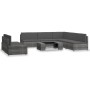 Juego de muebles de jardín 7 piezas ratán sintético gris by , Garden sets - Ref: Foro24-3054608, Price: 616,94 €, Discount: %
