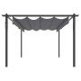 Garden gazebo with retractable anthracite gray roof 4x3 m by vidaXL, Tents and gazebos - Ref: Foro24-318538, Price: 471,51 €,...