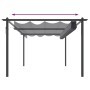 Garden gazebo with retractable anthracite gray roof 4x3 m by vidaXL, Tents and gazebos - Ref: Foro24-318538, Price: 471,51 €,...