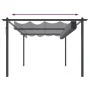 Garden gazebo with retractable anthracite gray roof 4x3 m by vidaXL, Tents and gazebos - Ref: Foro24-318538, Price: 489,36 €,...