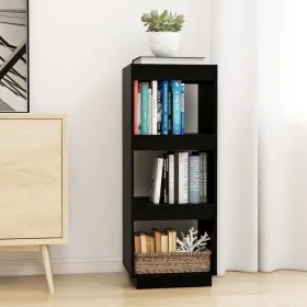 Shelf / space divider black pine wood 40x35x103 cm by vidaXL, Bookcases and shelves - Ref: Foro24-810848, Price: 50,69 €, Dis...