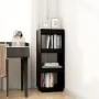 Schwarzes Kiefernholzregal/Raumteiler 40x35x103 cm von vidaXL, Bücherregale und Regale - Ref: Foro24-810848, Preis: 50,53 €, ...