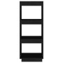 Shelf / space divider black pine wood 40x35x103 cm by vidaXL, Bookcases and shelves - Ref: Foro24-810848, Price: 51,04 €, Dis...