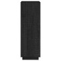 Schwarzes Kiefernholzregal/Raumteiler 40x35x103 cm von vidaXL, Bücherregale und Regale - Ref: Foro24-810848, Preis: 51,04 €, ...