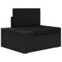 Set de muebles de jardín 9 pzas ratán sintético y cojines negro | Foro24.es | Tu tienda online para hogar, jardín y más Foro24.es