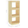 Shelving/space divider solid pine wood 40x35x103 cm by vidaXL, Bookcases and shelves - Ref: Foro24-810844, Price: 43,41 €, Di...