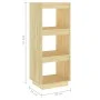 Shelving/space divider solid pine wood 40x35x103 cm by vidaXL, Bookcases and shelves - Ref: Foro24-810844, Price: 43,08 €, Di...