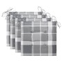 Sillas de jardín apilables 4 uds madera de teca con cojines de , Sillas de jardín - Ref: Foro24-3073224, Precio: 419,51 €, De...