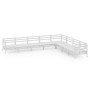 Juego de muebles de jardín 8 piezas madera maciza pino blanco by , Garden sets - Ref: Foro24-3083105, Price: 400,85 €, Discou...