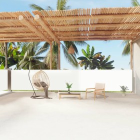 Cremefarbene einziehbare Seitenmarkise 140 x 1200 cm von vidaXL, Sonnenschirme - Ref: Foro24-318061, Preis: 112,15 €, Rabatt: %