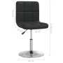 Silla de comedor cuero sintético negra | Foro24.es | Tu tienda online para hogar, jardín y más Foro24.es