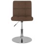 Sillas de comedor giratorias 4 unidades tela marrón de , Sillas de comedor - Ref: Foro24-3087451, Precio: 192,14 €