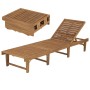 Tumbona plegable de madera maciza de acacia by , Loungers - Ref: Foro24-44253, Price: 187,38 €, Discount: %