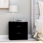 Mesitas de noche 2 uds madera contrachapada negro 40x30x40 cm by , Nightstands - Ref: Foro24-801038, Price: 64,54 €, Discount: %